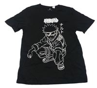 Čierne tričko s Naruto zn. H&M