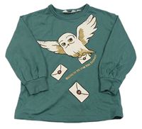 Zelená mikina s Hedvikou H&M