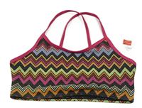 Farebná trblietavá vzorovaná plavková lambáda zn. Primark