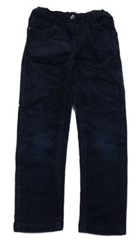 Tmavomodré menšestrové skinny nohavice