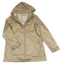 Zlatá nepromokavá jarní bunda s kapucí M&S