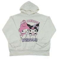 Bílá mikina s Kuromi a kapucí C&A