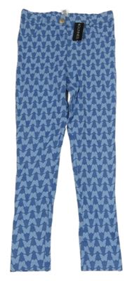 Nové - Modré tregíny s motýly Dunnes