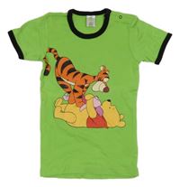 Zelené tričko s Púem a přáteli Disney