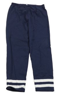 Tmavomodré capri legíny s pruhmi Charles Vögele