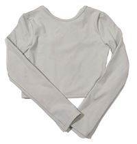 Nové - Šedé sportovní crop triko F&F