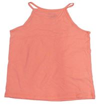 Neónově oranžový crop top F&F