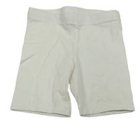 Biele elastické kraťasy F&F