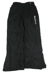 Černé šusťákové funkční oteplovačky s logem Campri