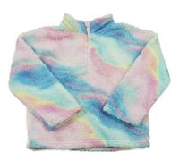 Barevná huňatá mikina dunnes