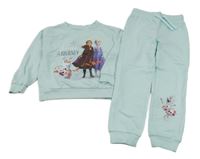 2 set - světlemodrá mikina s Frozen + tepláky Disney