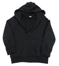 Čierna prepínaci mikina s kapucňou Tu