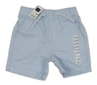 Nové - světlemodré plátěné kraťasy dunnes 