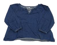 Tmavomodrá lehká tunika 