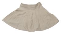 Smotanová kolová úpletová sukňa H&M