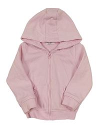 Svetloružová prepínaci mikina s kapucňou Primark