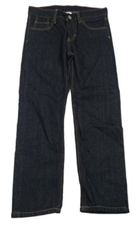 Tmavomodré slim rifle H&M