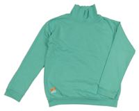 Zelená mikina s golierikom Reserved