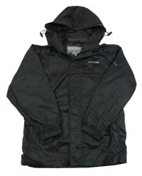 Čierna šušťáková funkčná jarná bunda s kapucňou Trespass