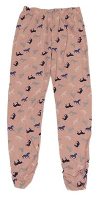 Ružové legíny s koníky Topolino