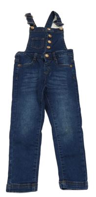 Tmavomodré laclové skinny rifle 