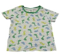 Svetlosivé tričko s diny Lily & Dan