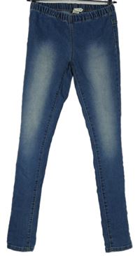 Dámské modré šisované džegíny Pieces 