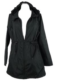 Dámská černá šusťáková jarní parka s kapucí Colloseum 