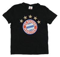 Černé fotbalové tričko FC BAyern