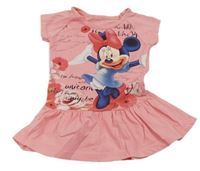 Světlerůžové šaty s Minnie