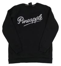 Čierna mikina s logom Pineapple