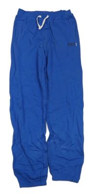 Modré tepláky s proužkem 