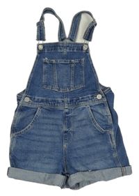 Modré riflové laclové kraťasy H&M