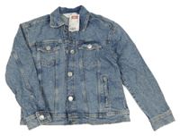 Nová - Modrá elastická riflová bunda H&M