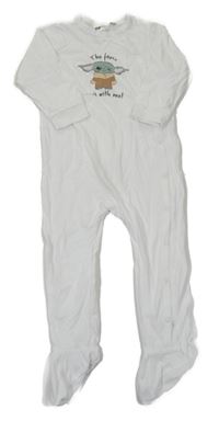 Bílý overal s Yodou H&M