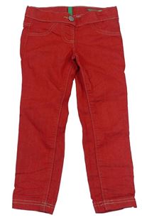 Červené džegíny Benetton 
