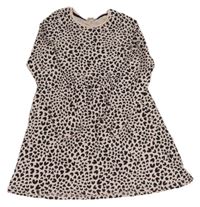 Svetloružové bavlnené šaty so srdiečkami Y.F.K.