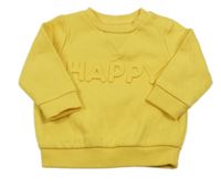 Žltá mikina s 3D nápisom F&F