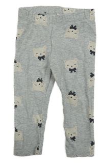 Sivé legíny s mačkami H&M