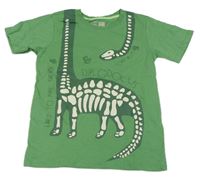 Zelené tričko s dinosaurem Little Kids 