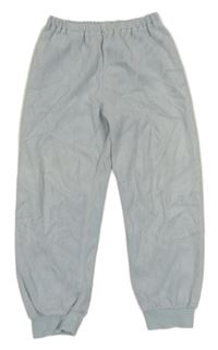 Svetlomodré zamatové cuff nohavice Tchibo