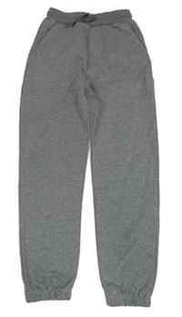 Šedé melírované tepláky