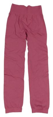 Růžové sportovní funkční legíny 