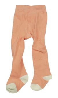 Lososovo-biele pančuchy