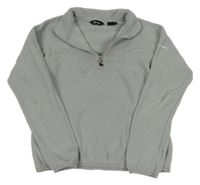 Sivá funkčná fleecová mikina s rolákom Berghaus