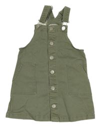 Khaki prepínaci na traké rifľové šaty H&M