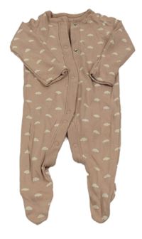 Starorůžový overal s mráčky F&F