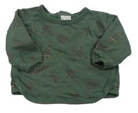 Khaki oversize mikina s raketami mamas&papas