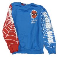 Modro-červená mikina so Spider-manem