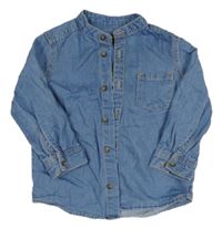 Modrá lehká riflová košile KIABI